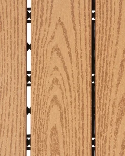 Rivestimenti e piastrelle da esterno ATESSA Composito legno-plastica (WPC) Marrone chiaro