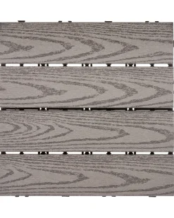 Rivestimenti e piastrelle da esterno ATESSA Composito legno-plastica (WPC) Grigio