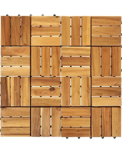 Rivestimenti e piastrelle da esterno ACERENZA Legno di acacia certificato Naturale