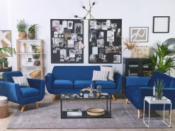 Rivestimento per poltrona BERNES Velluto Blu marino