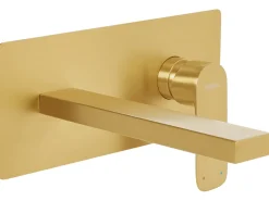rubinetto miscelatore da parete per lavabo DICHATO Ottone Oro