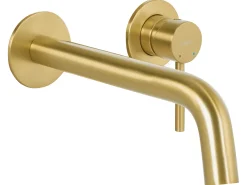rubinetto miscelatore da parete per lavabo TRAFUL Ottone Oro