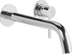 rubinetto miscelatore da parete per lavabo TRAFUL Ottone Argento