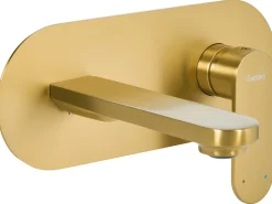 rubinetto miscelatore da parete per lavabo CHAPALA Ottone Oro