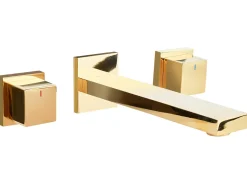 rubinetto miscelatore da parete per lavabo PAILON Ottone Oro