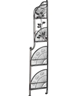 Scaffalatura ad angolo SIDERNO Metallo 35 cm 35 cm Nero