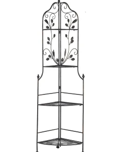 Scaffalatura ad angolo SIDERNO Metallo 35 cm 35 cm Nero