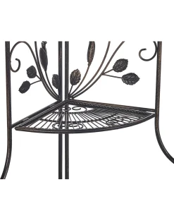 Scaffalatura ad angolo SIDERNO Metallo 35 cm 35 cm Nero