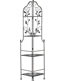 Scaffalatura ad angolo SIDERNO Metallo 35 cm 35 cm Nero