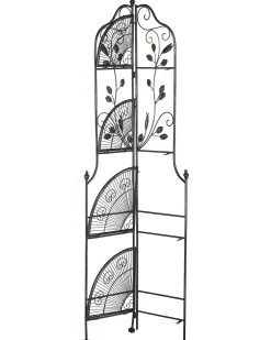 Scaffalatura ad angolo SIDERNO Metallo 35 cm 35 cm Nero