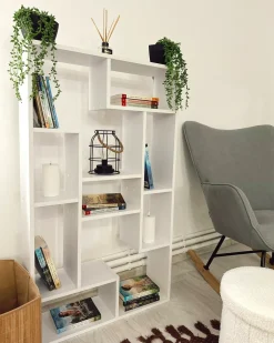 Scaffale ALMA 122 cm Bianco