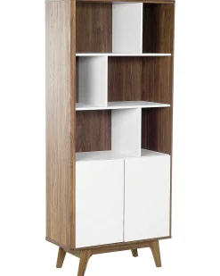Scaffale COLUMBUS 182 cm Marrone/Bianco