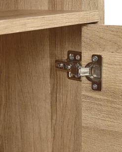 Scaffale MOINES 135 cm Marrone/Nero