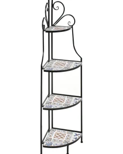 Scaffale FAVARA Metallo 43 cm 32 cm Nero