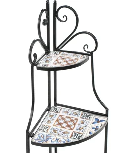 Scaffale FAVARA Metallo 43 cm 32 cm Nero