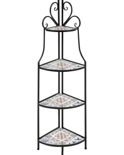 Scaffale FAVARA Metallo 43 cm 32 cm Nero