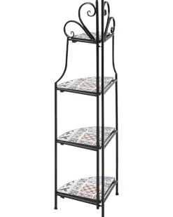 Scaffale FAVARA Metallo 43 cm 32 cm Nero