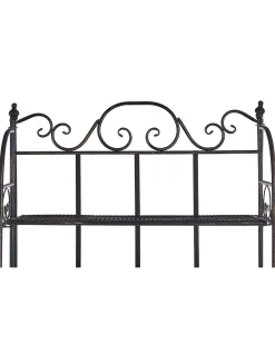 Scaffale ISERNIA Metallo 61 cm 29 cm Nero