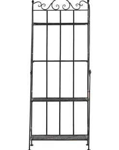 Scaffale ISERNIA Metallo 61 cm 29 cm Nero