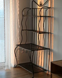 Scaffale PAVONA Metallo 94 cm 50 cm Nero