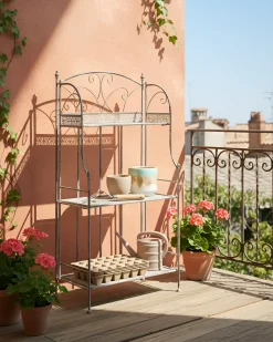 Scaffale VILLADOSE Metallo 60 cm 30 cm Grigio