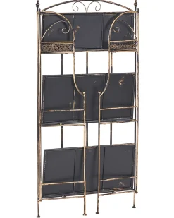 Scaffale VILLADOSE Metallo 60 cm 30 cm Nero