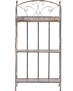 Scaffale VILLADOSE Metallo 60 cm 30 cm Nero