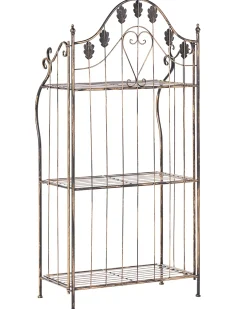 Scaffale VISANO Metallo 59 cm 30 cm Nero
