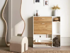 Scarpiera MACKAY Marrone chiaro/Bianco