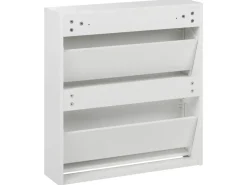 Scarpiera MIDFIELD con contenitore Bianco