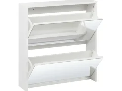 Scarpiera MIDFIELD con contenitore Bianco