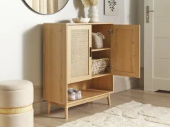 Scarpiera PEROTE Rattan Marrone chiaro