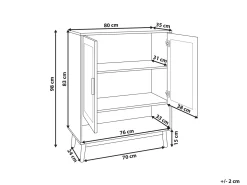Scarpiera PEROTE Rattan Marrone chiaro