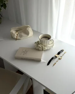 Scrivania angolare SNYDER Bianco 125 cm 125 cm