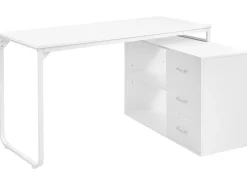 Scrivania angolare SOGNE Bianco 140 cm 100 cm