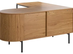 Scrivania angolare SOLARI Marrone chiaro 140 cm 140 cm