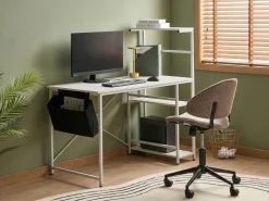 Scrivania ARAMINGO Bianco 120 cm 60 cm con contenitore