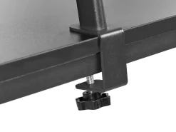 Scrivania BILOXY Nero 120 cm 64 cm con Ripiani