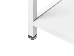 Scrivania CADDO Bianco 120 cm 60 cm con Ripiani