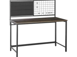 Scrivania con organizer VINCE Nero 118 cm 60 cm