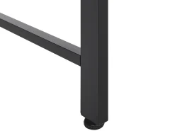 Scrivania con organizer VINCE Nero 118 cm 60 cm
