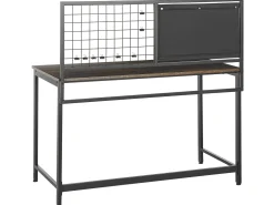 Scrivania con organizer VINCE Nero 118 cm 60 cm