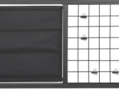 Scrivania con organizer VINCE Nero 118 cm 60 cm