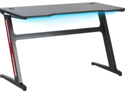 Scrivania da gaming DARFUR Nero 120 cm 60 cm LED RGB
