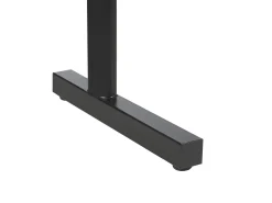 Scrivania da gaming regolabile manualmente DURBIN Nero 120 cm 60 cm LED RGB
