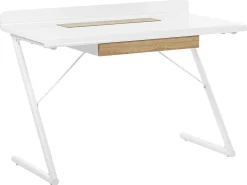 Scrivania FOCUS Bianco 120 cm 60 cm con Cassetti
