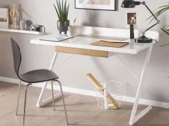 Scrivania FOCUS Bianco 120 cm 60 cm con Cassetti
