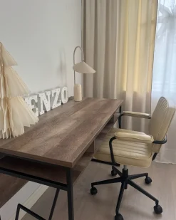 Scrivania FORRES Marrone/Nero 120 cm 60 cm