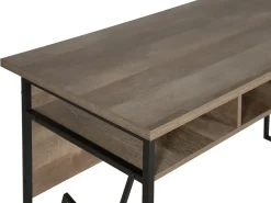 Scrivania FORRES Marrone/Nero 120 cm 60 cm
