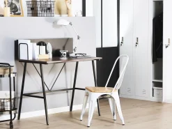 Scrivania HASTINGS Marrone/Nero 100 cm 52 cm